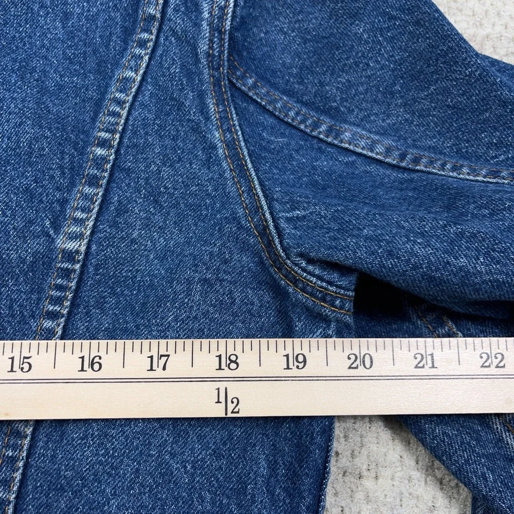 Vintage Levis Denim Jacket Men Size 42 Blue Med Wash 90s  USA Made 70506 0216